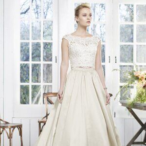 Casablanca - Two Piece Bridal Gown - Style 2260 Peony